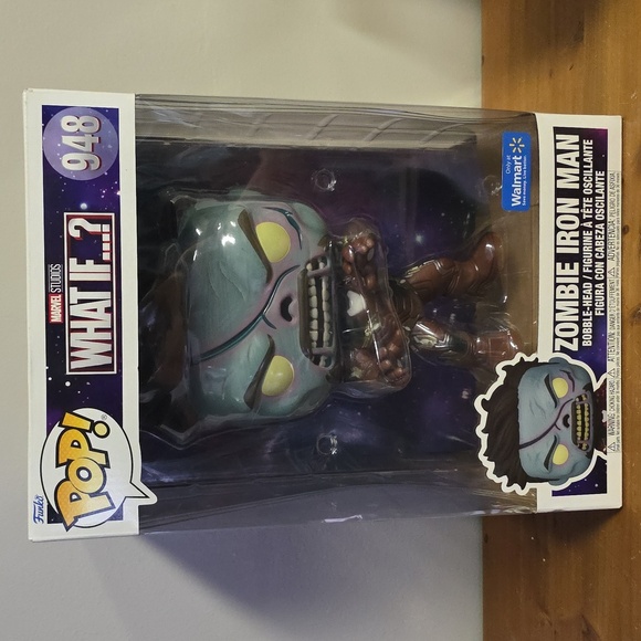 Funko Pop What If...? Zombie Iron Man 10 Inch Figure - Picture 1 of 6